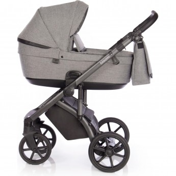 Детская коляска ROAN Bloom 2 в 1 Titanium (рама складывается вместе с прогулочным блоком) 2022